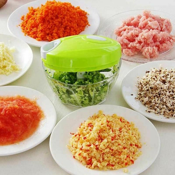 New Multifunction Speedy Chopper Fruit Vegetable Crusher Onion Cutter Shredder