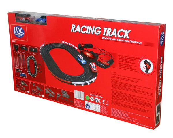 New Stitch Electric Racetrack Challenge Turbo Speed Racing Car Line Control