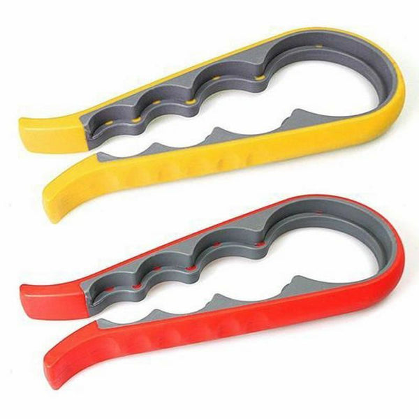 New anti skid Multi-Use Handy Grip Rubber Plastic Jar 4 Sizes Bottle Opener Tool